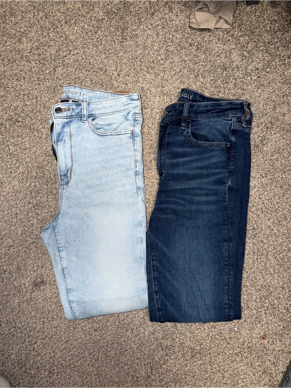 AE Women’s High-Rise Skinny Jeans - Light Wash & Dark Wash